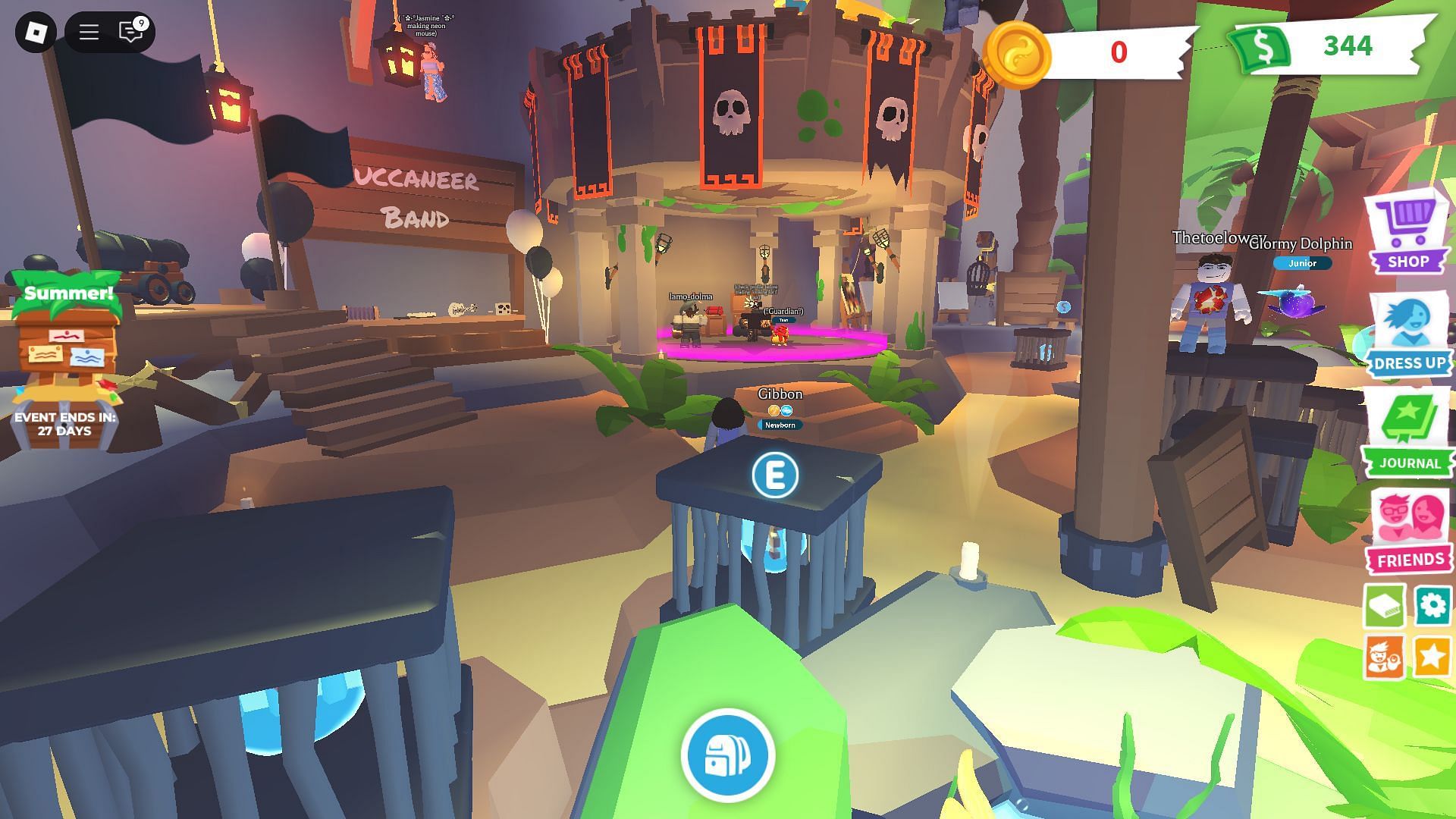 The event area (Image via Roblox)